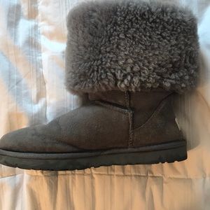 Gray Tall Uggs